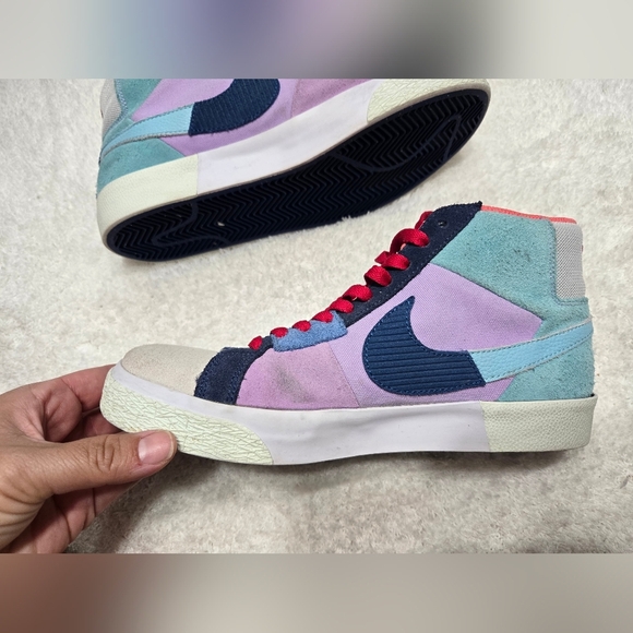 Nike Zoom Blazer Mid Premium SB \'Mosaic Multi\' DA8854-500 Men\'s Shoes Sz 8 main image 10